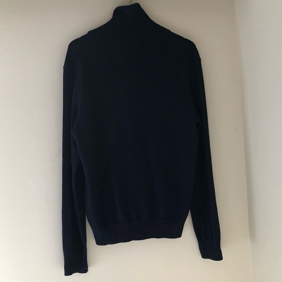 GAP Navy Blue Cotton + Cashmere Sweater - Picture 6 of 8